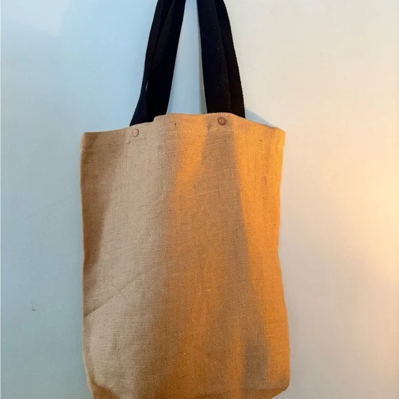 Feed Canvas Tote Bag - Tan and Black - Picture 4 of 4